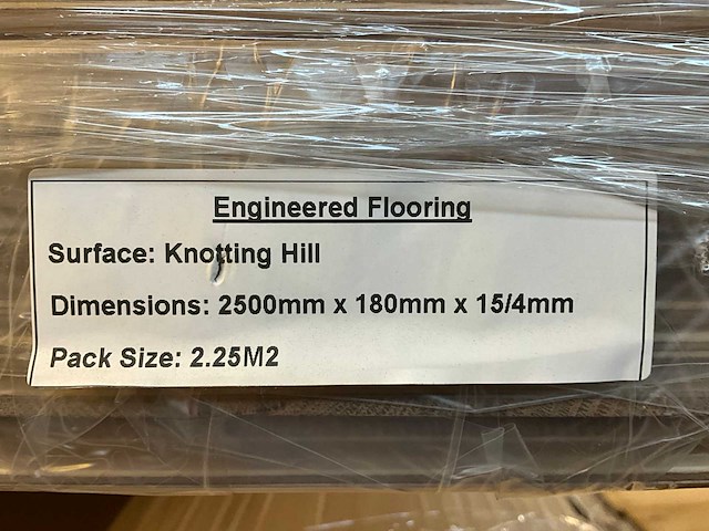 Multiplank eiken knotting hill parketvloer (42,75 m2) - afbeelding 2 van  3