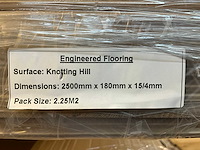 Multiplank eiken knotting hill parketvloer (42,75 m2) - afbeelding 2 van  3