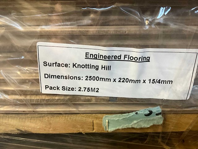 Multiplank eiken knotting hill parketvloer (51,7 m2) - afbeelding 2 van  3