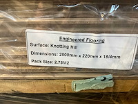 Multiplank eiken knotting hill parketvloer (51,7 m2) - afbeelding 2 van  3