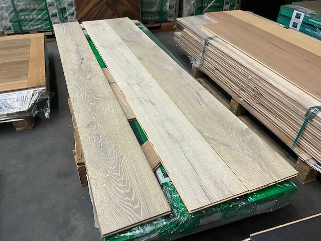 Multiplank eiken knotting hill parketvloer (8,71 m2) - afbeelding 2 van  4