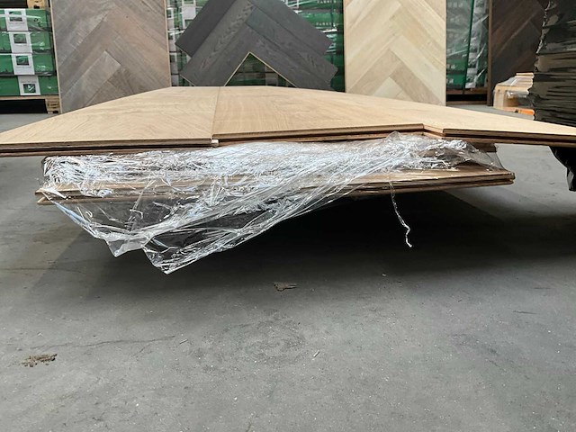 Multiplank eiken rustiek a/b parketvloer (5,37 m2) - afbeelding 3 van  3