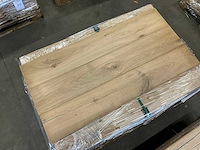 Multiplank eiken shrunk parketvloer (13,02 m2) - afbeelding 1 van  2