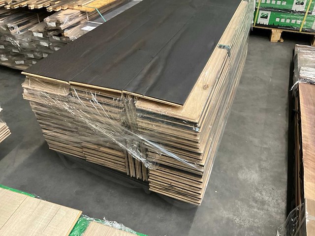 Multiplank europees eiken antiek parketvloer (47 m2) - afbeelding 3 van  3