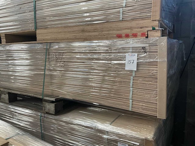 Multiplank europees eiken antiek parketvloer (86,4 m2) - afbeelding 3 van  3