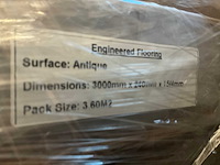 Multiplank europees eiken antiek parketvloer (86,4 m2) - afbeelding 2 van  3