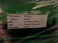 Multiplank europees eiken shrunk parketvloer (30,49 m2) - afbeelding 2 van  3