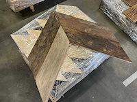 Multiplank hongaarse punt 45° cotswolds (oud eiken) parketvloer (3,22 m2) - afbeelding 1 van  3