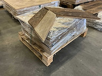 Multiplank hongaarse punt 45° cotswolds (oud eiken) parketvloer (3,22 m2) - afbeelding 3 van  3