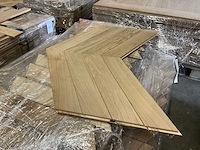Multiplank hongaarse punt 60° eiken rustiek a (13 m2) - afbeelding 2 van  3
