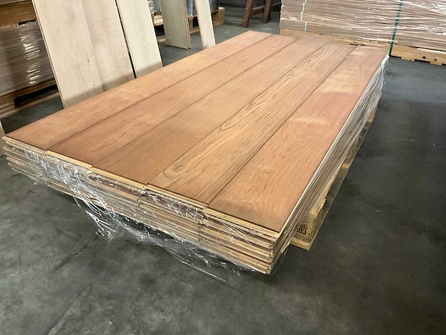 Multiplank jatoba fas parketvloer (9,44 m2) - afbeelding 2 van  3
