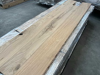 Multiplank oud eiken (reclaimed) parketvloer (20,13 m2) - afbeelding 2 van  6