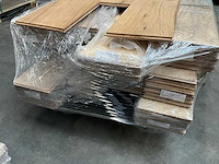 Multiplank oud eiken (reclaimed) parketvloer (20,13 m2) - afbeelding 5 van  6