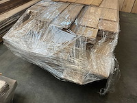 Multiplank oud iepen (reclaimed) parketvloer (70,16 m2) - afbeelding 4 van  6