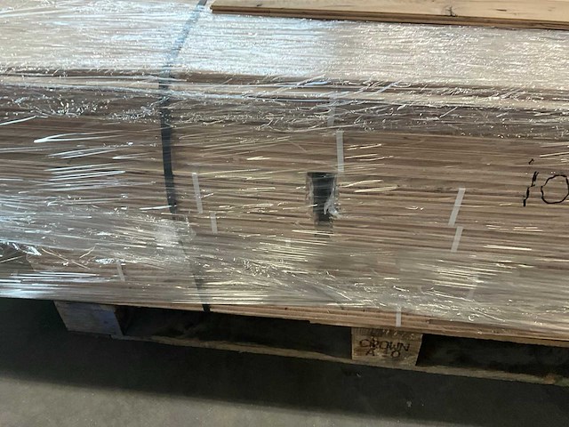 Multiplank oud iepen (reclaimed) parketvloer (70,16 m2) - afbeelding 5 van  6