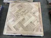 Multiplank paneel eiken antiek parketvloer (9x) - afbeelding 1 van  2