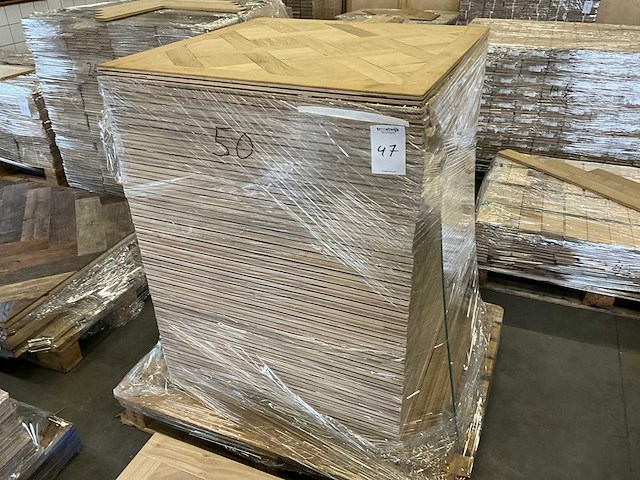 Multiplank paneel eiken select parketvloer (34,56 m2) - afbeelding 2 van  2