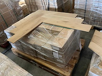 Multiplank visgraat eiken rustiek a parketvloer (22,5 m2) - afbeelding 2 van  3