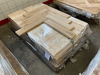 Multiplank visgraat eiken rustiek a/b parketvloer (7,15 m2) - afbeelding 2 van  2