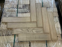 Multiplank visgraat eiken select parketvloer (25,15 m2) - afbeelding 1 van  2