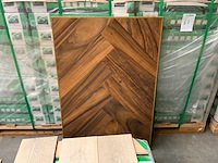 Multiplank visgraat slatewood parket (dawn)(97,63 m2) - afbeelding 1 van  2