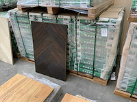 Multiplank visgraat slatewood parket (midnight)(103,68 m2) - afbeelding 2 van  2