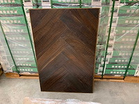 Multiplank visgraat slatewood parket (midnight)(35,85 m2) - afbeelding 1 van  2