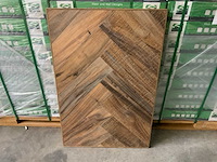 Multiplank visgraat slatewood parket (morning dew)(103,68 m2) - afbeelding 1 van  2