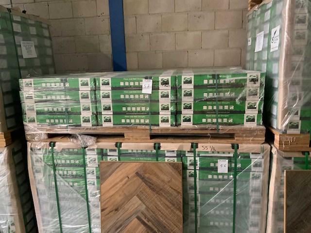 Multiplank visgraat slatewood parket (morning dew)(40,46 m2) - afbeelding 2 van  2