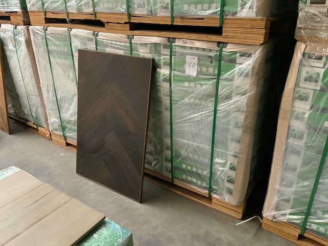 Multiplank visgraat slatewood parket (sunset)(103,68 m2) - afbeelding 2 van  2