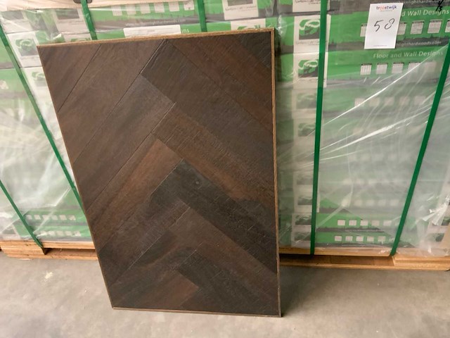 Multiplank visgraat slatewood parket (sunset)(103,68 m2) - afbeelding 1 van  2