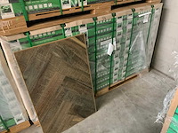 Multiplank visgraat slatewood parket (twillight)(103,68 m2) - afbeelding 2 van  2