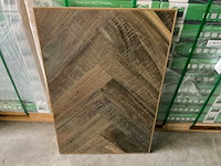 Multiplank visgraat slatewood parket (twillight)(120,09 m2) - afbeelding 1 van  2