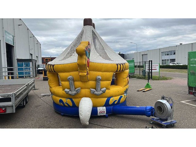 Multiplay piraat springkussen - afbeelding 3 van  9