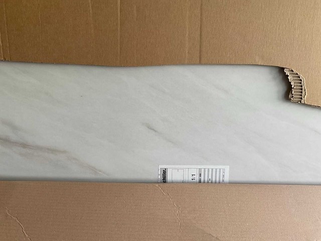 Multiplex eiland/tafelblad met hardkunststof toplaag 206x90 cm - afbeelding 3 van  5