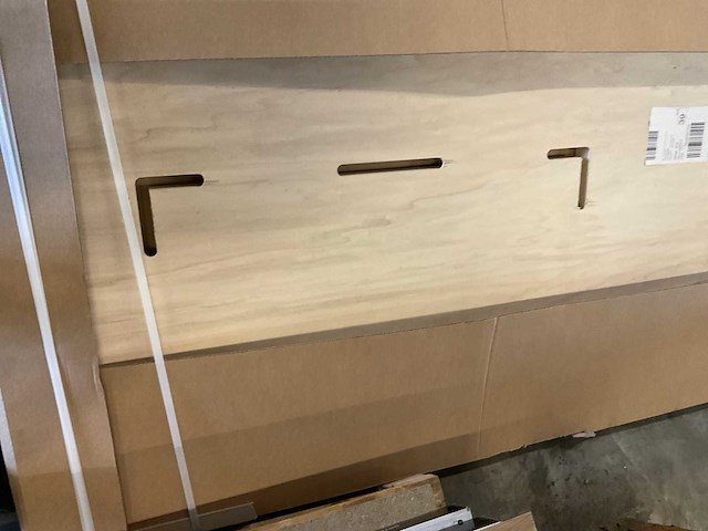 Multiplex eilandwerkblad met hardkunststof toplaag 311x 100 cm - afbeelding 4 van  5