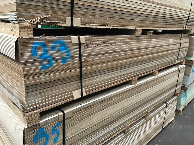 Multiplex paintplex 2440x1220x18mm (23x) - afbeelding 1 van  3