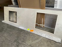 Multiplex werkblad met hardkunststof toplaag 243x65 cm - afbeelding 2 van  4