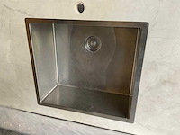 Multiplex werkblad met hardkunststof toplaag 243x65 cm - afbeelding 3 van  4