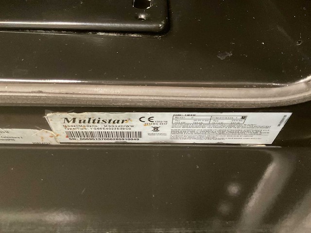 Multistar msg24diww gasfornuis - afbeelding 2 van  7