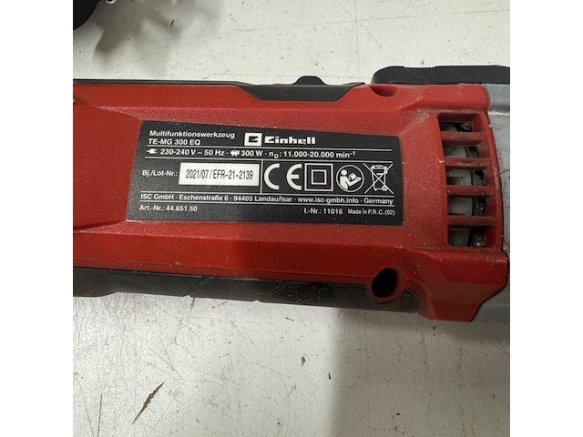 Multitool, einhell, te-mg 300 eq - afbeelding 6 van  8