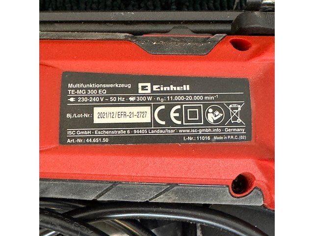 Multitool, einhell - afbeelding 3 van  3
