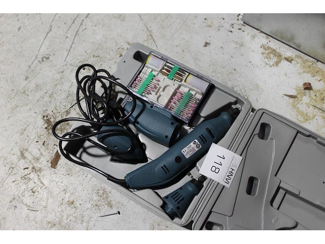 Multitool rodeo met diverse accessoires in koffer. - afbeelding 2 van  2