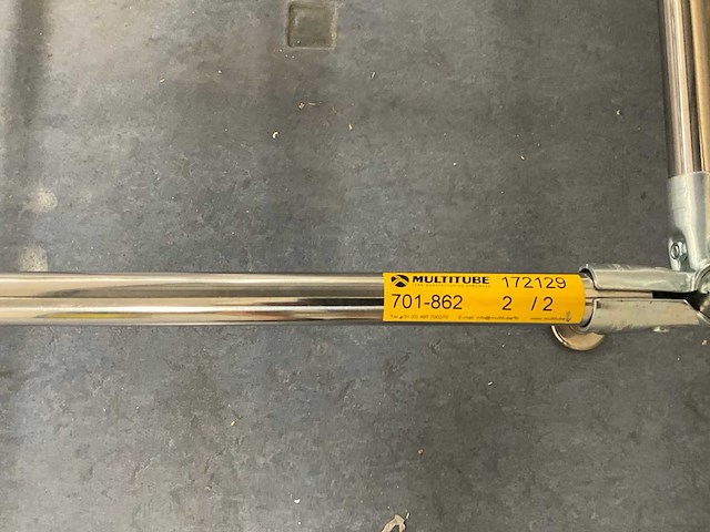 Multitube modulaire rvs werktafel - afbeelding 4 van  4