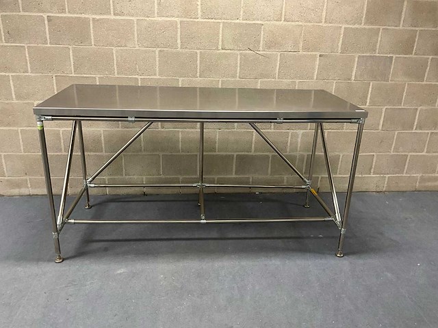 Multitube modulaire rvs werktafel - afbeelding 1 van  4