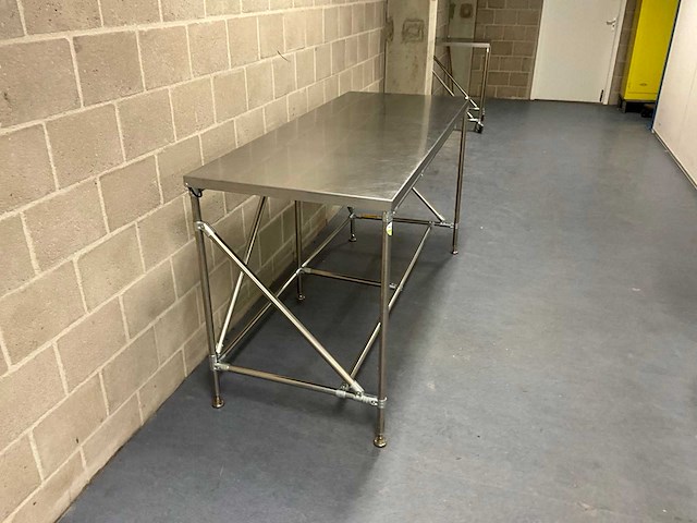 Multitube modulaire rvs werktafel - afbeelding 4 van  4