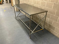 Multitube modulaire rvs werktafel - afbeelding 2 van  4