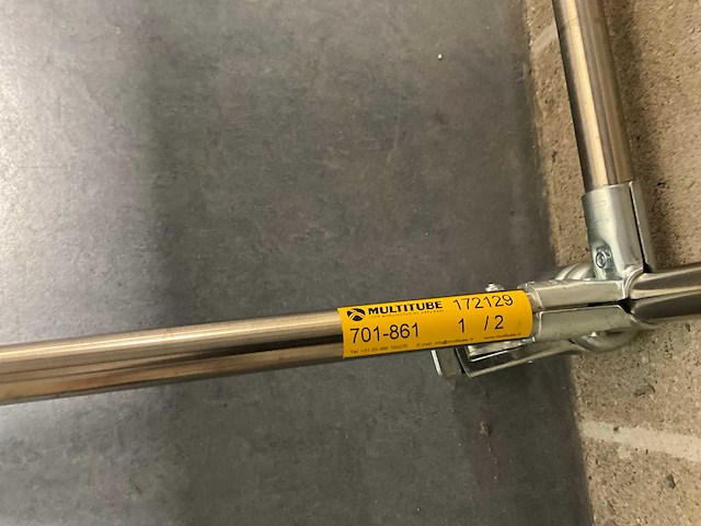 Multitube modulaire rvs werktafel - afbeelding 3 van  3