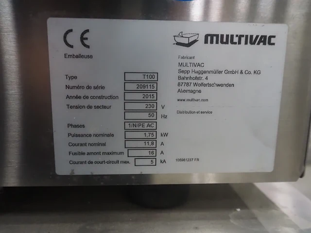 Multivac - afbeelding 4 van  12