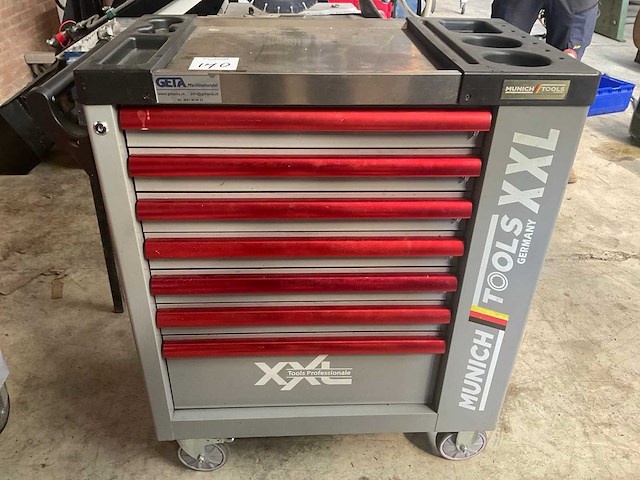 Munich tools xxl gereedschapswagen - afbeelding 4 van  9